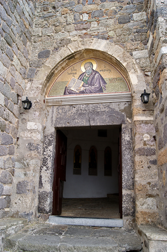 Вход в монастырь. Патмос